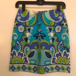 Petite Sophisticate Silk Skirt